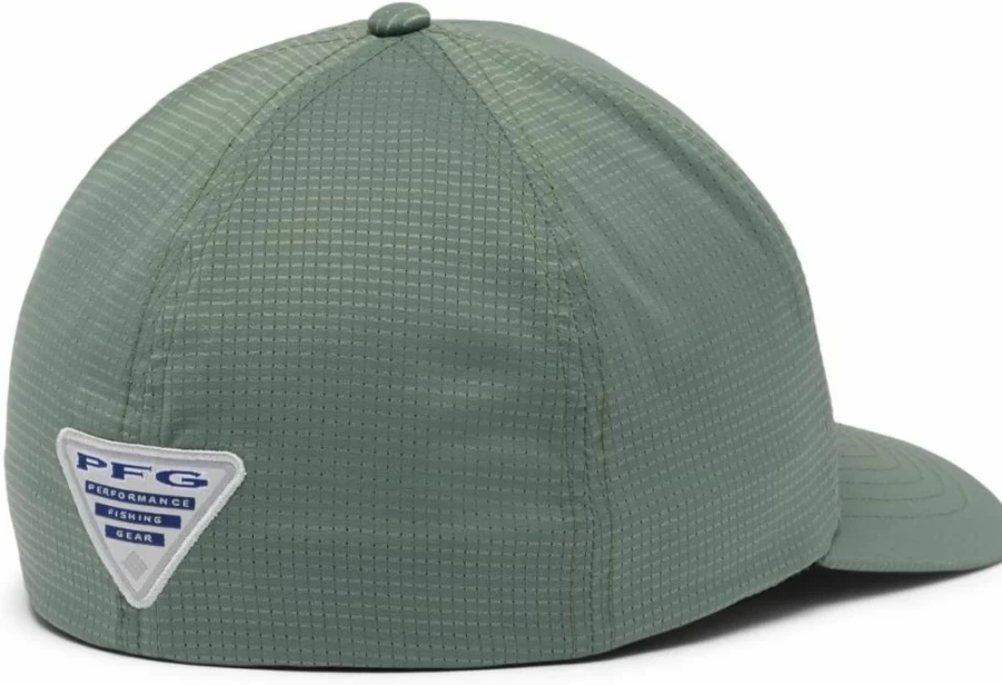 Columbia PFG Island Angler Stretch Fit Fishing Hat - UV Protection & Moisture-Wicking Performance Cap