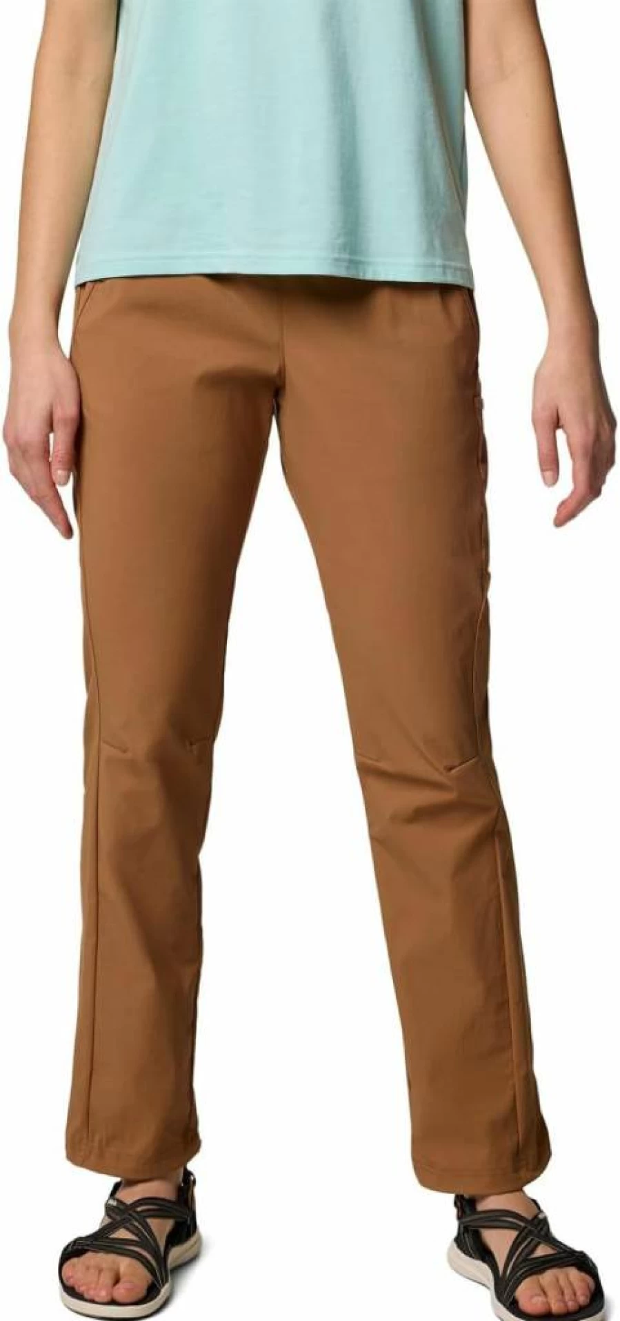 Columbia Women's Leslie Falls Pull-On Hiking Pants - Lightweight Water-Resistant Outdoor Trekking Trousers