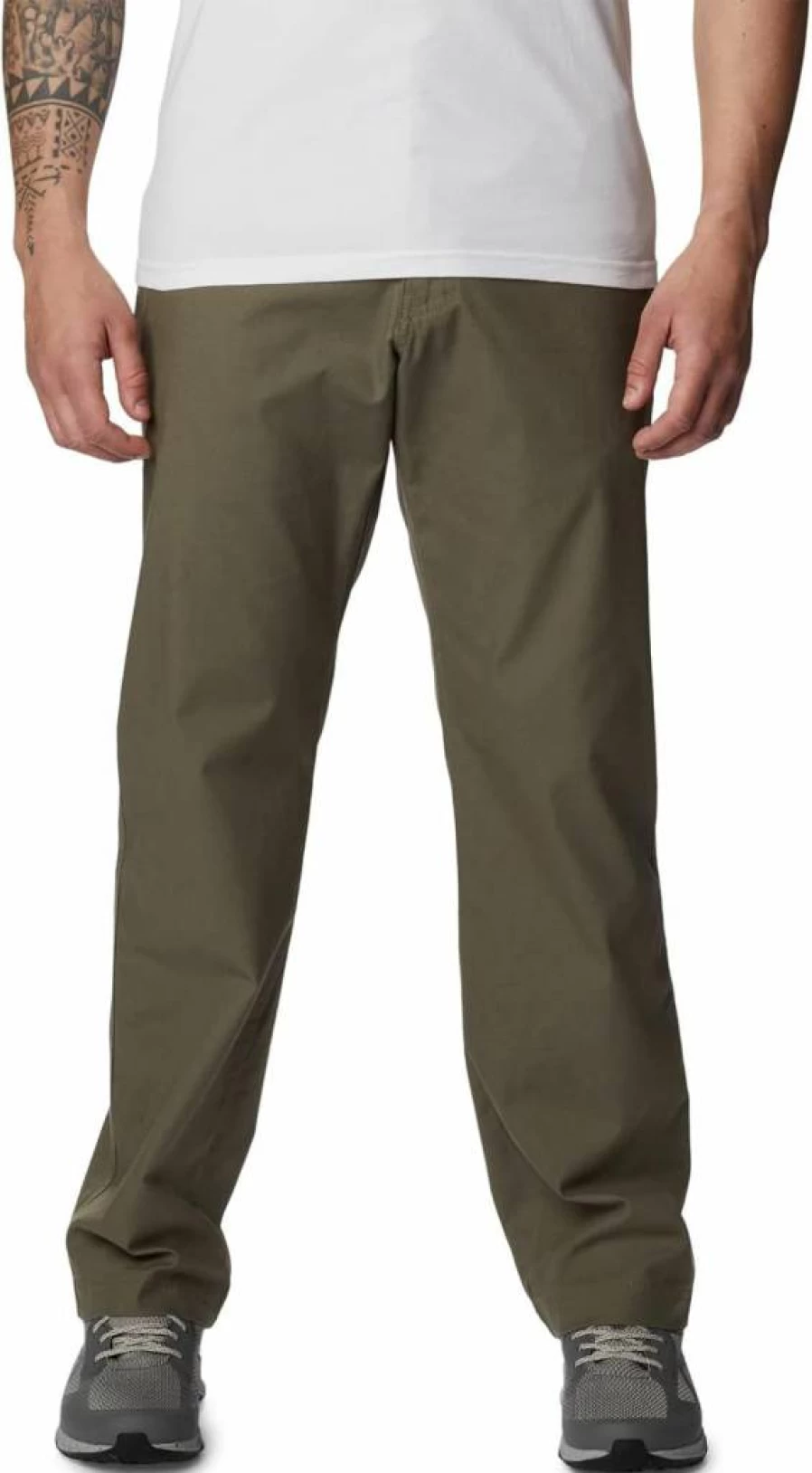 Columbia Men's Flex Roc Pants - Lightweight, Water-Resistant Hiking & Outdoor Adventure Pants