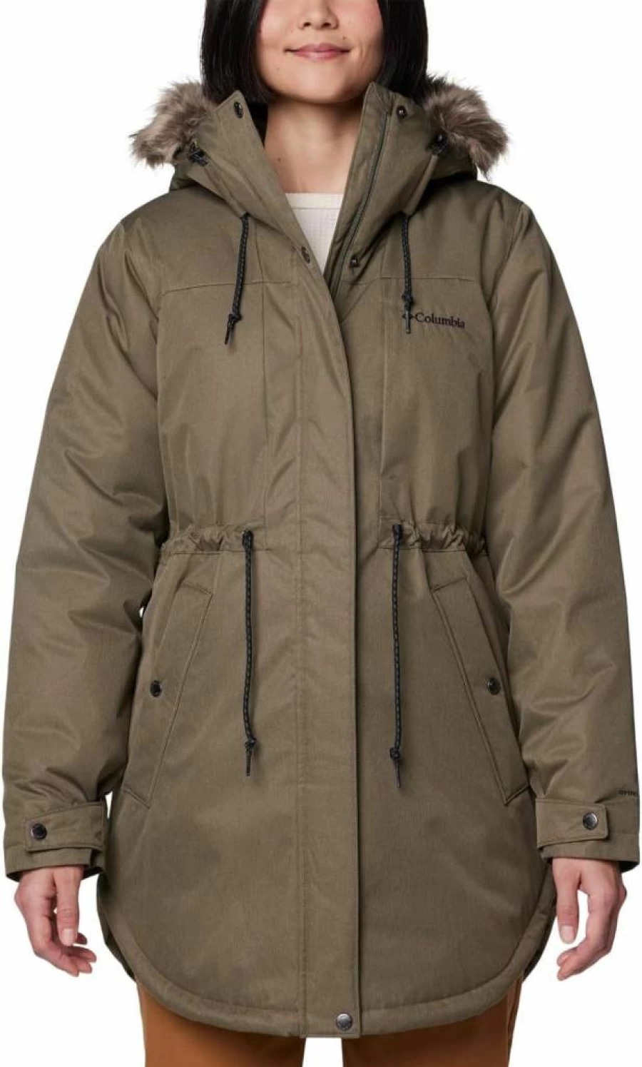 Columbia Women's Suttle Mountain II Mid Insulated Winter Jacket – Lightweight Water-Resistant Ski Coat for Outdoor Activities