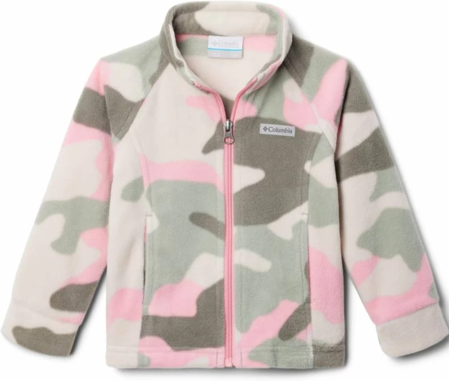 Columbia Women's Benton Springs II Fleece Jacket - Printed Softshell Winter Pullover for Outdoor Activities