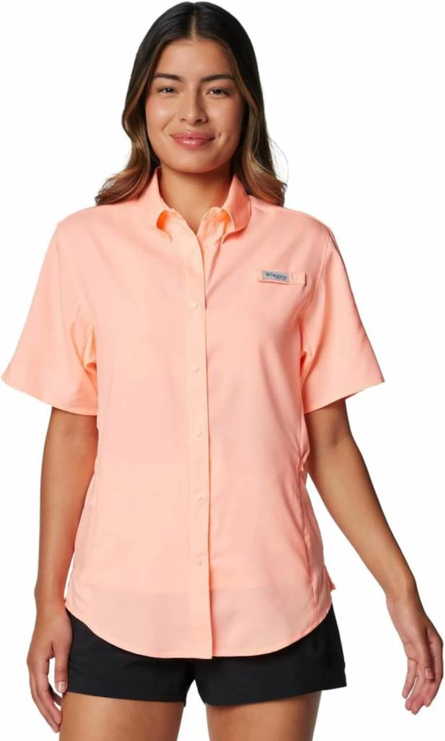 Columbia Women's PFG Tamiami II UPF Fishing Shirt - Quick-Dry Short Sleeve Sun Protection Top