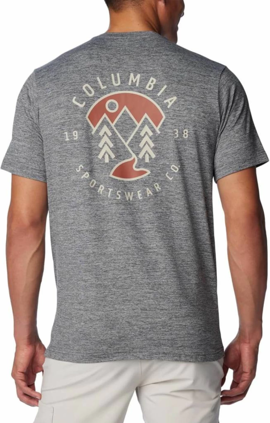 Columbia Men's Kwick Hike Quick-Dry Graphic T-Shirt - Short Sleeve Moisture-Wicking Tee for Hiking & Outdoor Activities