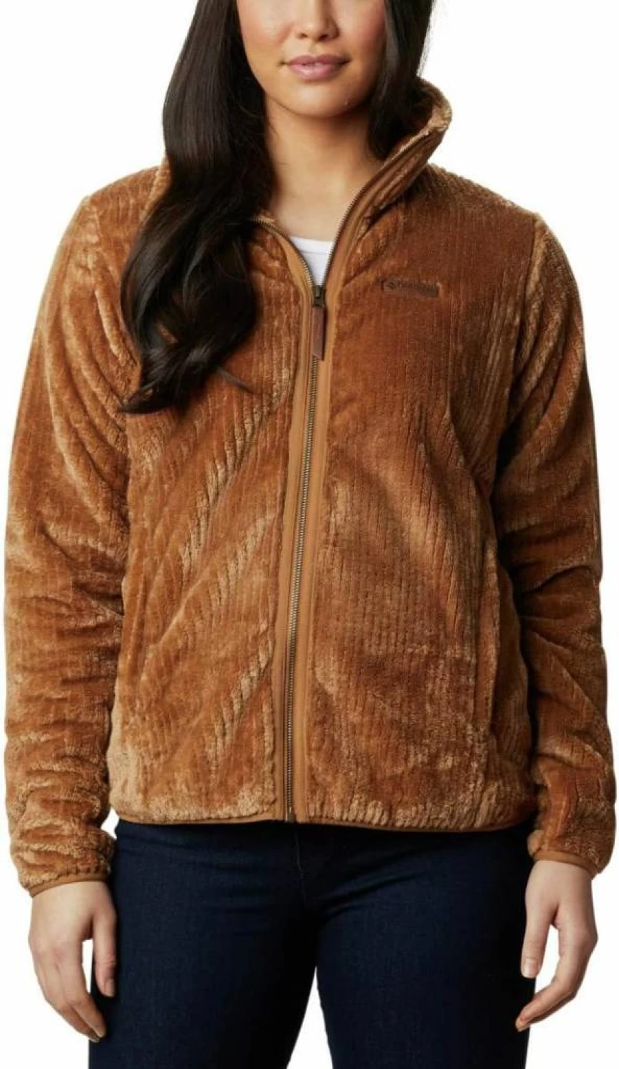 Columbia Women's Fireside II Sherpa Fleece Jacket - Full Zip Winter Warm Coat