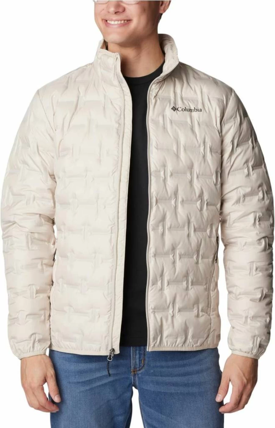 Columbia Men's Delta Ridge Water-Resistant Down Puffer Jacket for Winter Warmth & Outdoor Activities