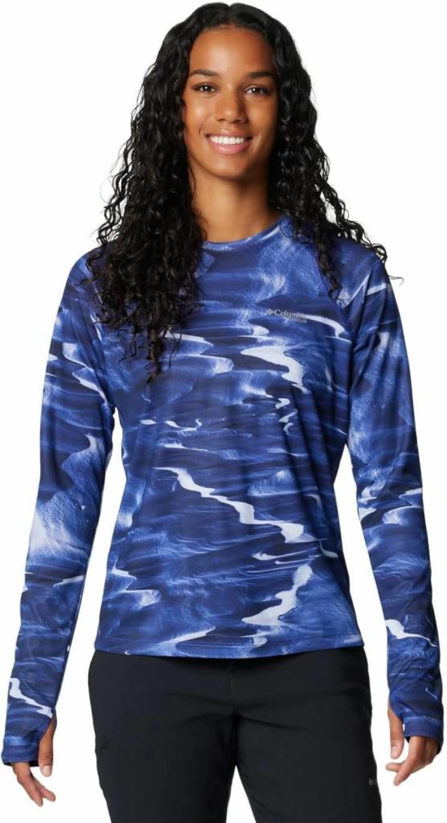 Columbia Women's Summit Valley Long Sleeve Crew Shirt - Lightweight Hiking & Outdoor Performance Top