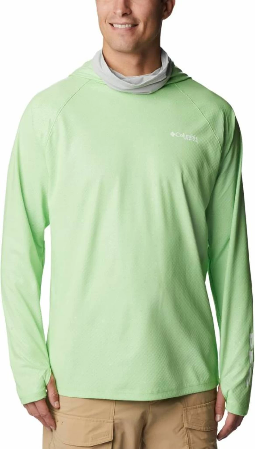 Columbia Men's Terminal Deflector Zero Hoodie - Lightweight Water-Resistant Fleece Pullover for Outdoor Activities