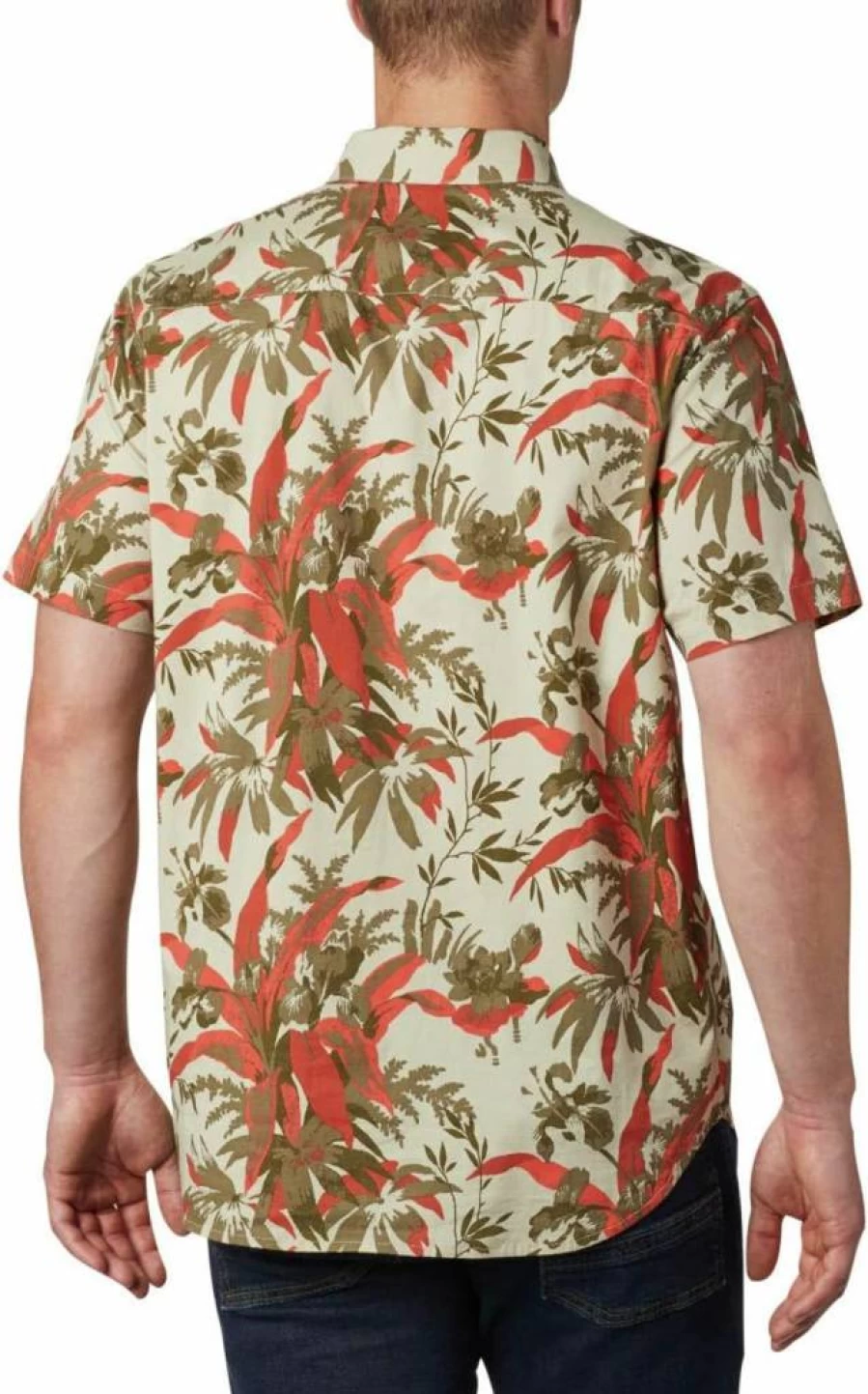 Columbia Men's Rapid Rivers Short Sleeve Shirt - Quick-Dry Printed Casual Outdoor Shirt