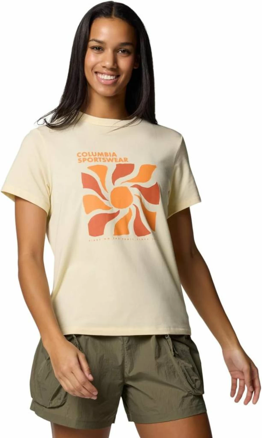 Columbia Women's Sun Trek III Graphic Short Sleeve T-Shirt - UPF Sun Protection, Moisture-Wicking, Lightweight Hiking Top