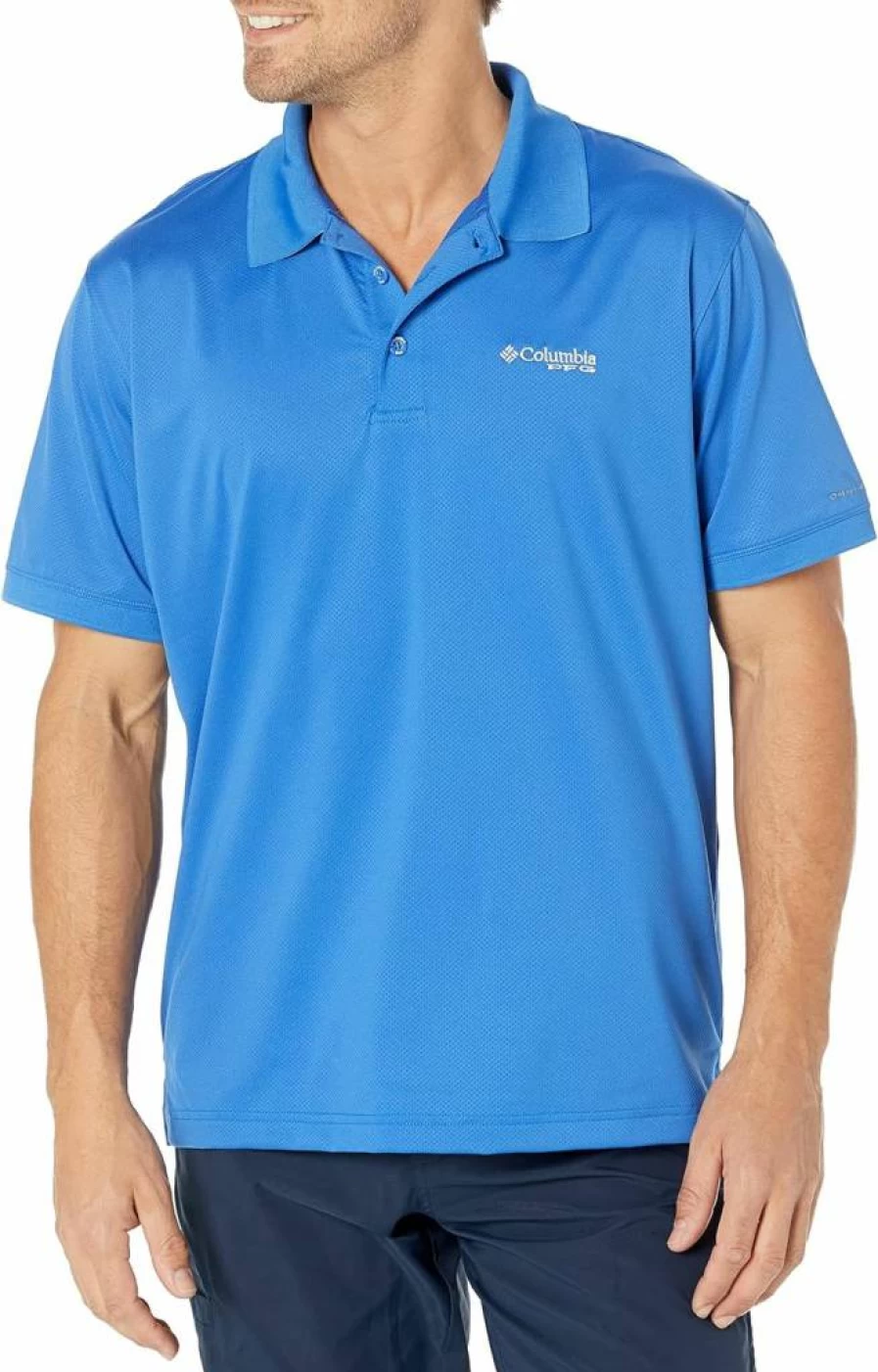 Columbia Men's Tamiami II Short Sleeve Moisture-Wicking Golf Polo Shirt – UPF Sun Protection & Breathable Performance Fabric