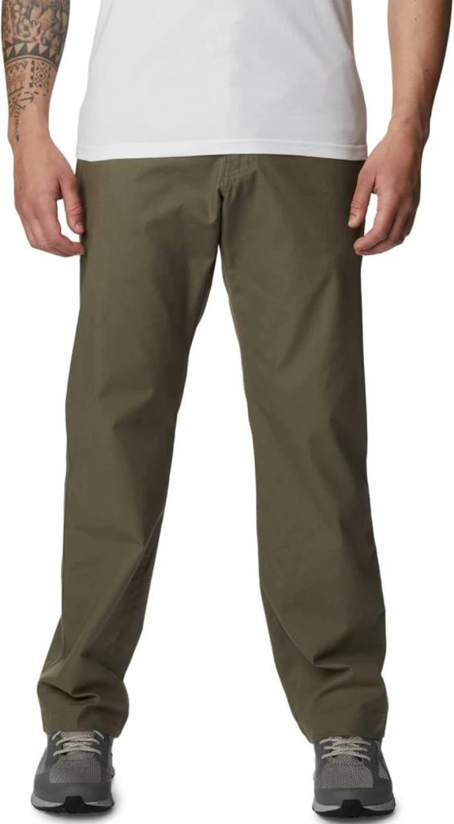 Columbia Men's Flex Roc Pants - Lightweight, Water-Resistant Hiking & Outdoor Adventure Pants