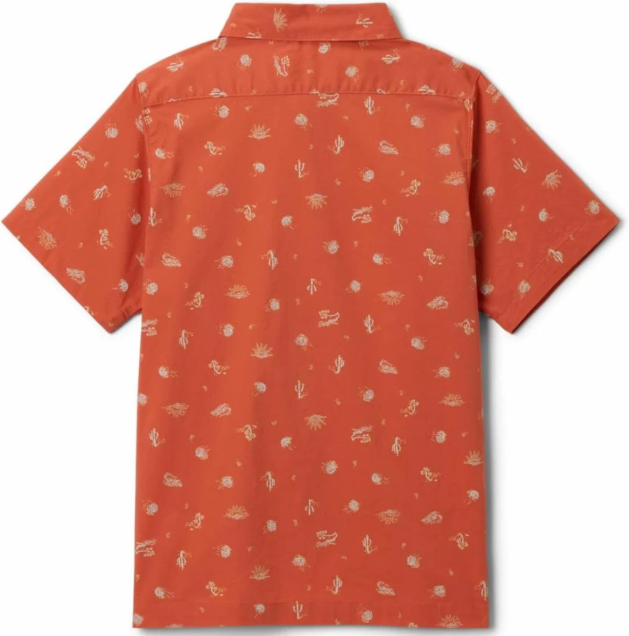 Columbia Boys' Rapid Rivers Short Sleeve Shirt - Quick-Dry Fishing & Outdoor Printed Tee