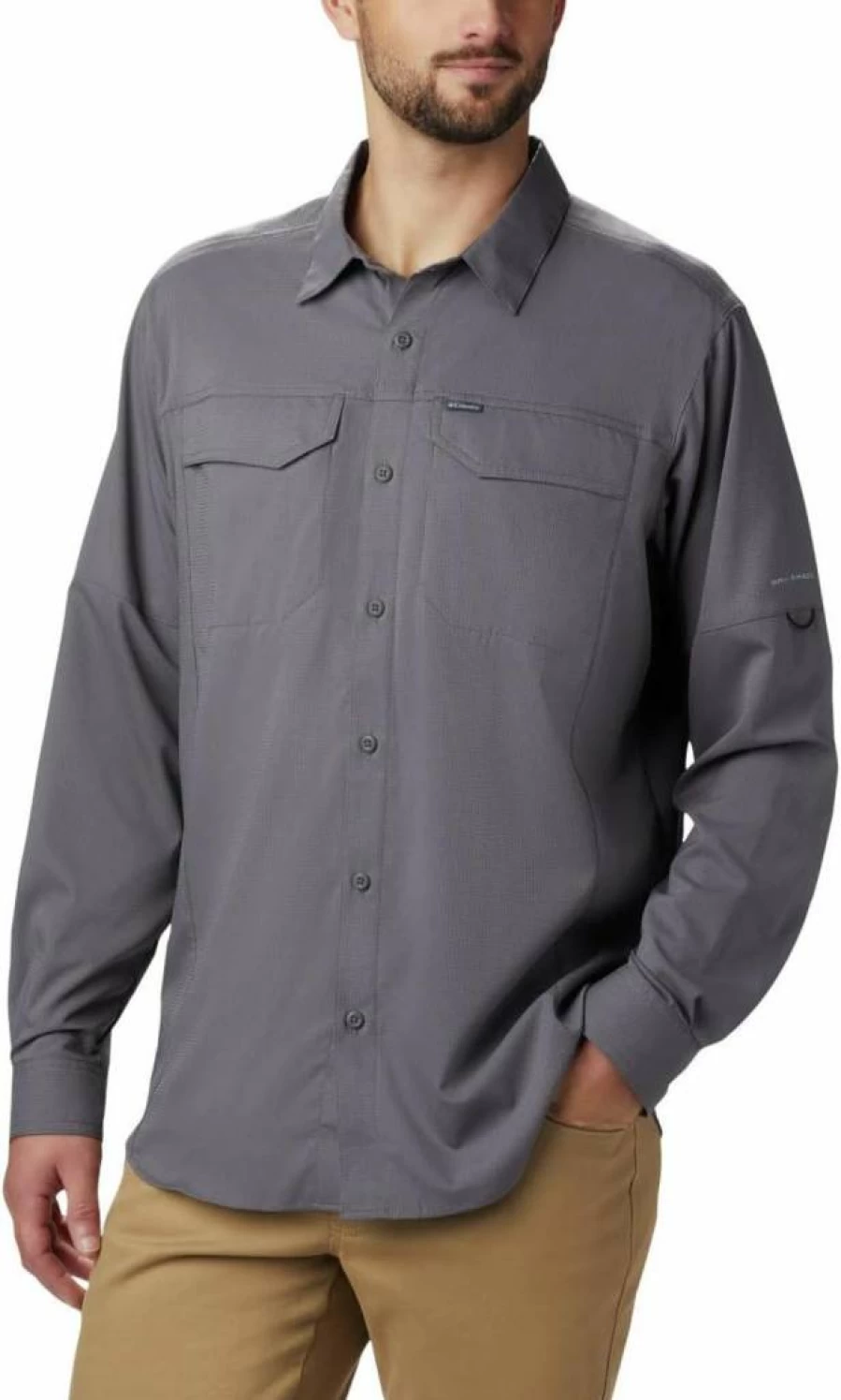 Columbia Men's Silver Ridge Lite Long Sleeve Hiking Shirt - Lightweight Quick-Dry Sun Protection