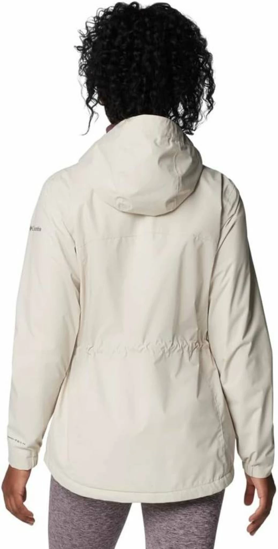 Columbia Women's Sweet Creek II Waterproof Lined Rain Jacket – Lightweight Warm Winter Coat with Hood