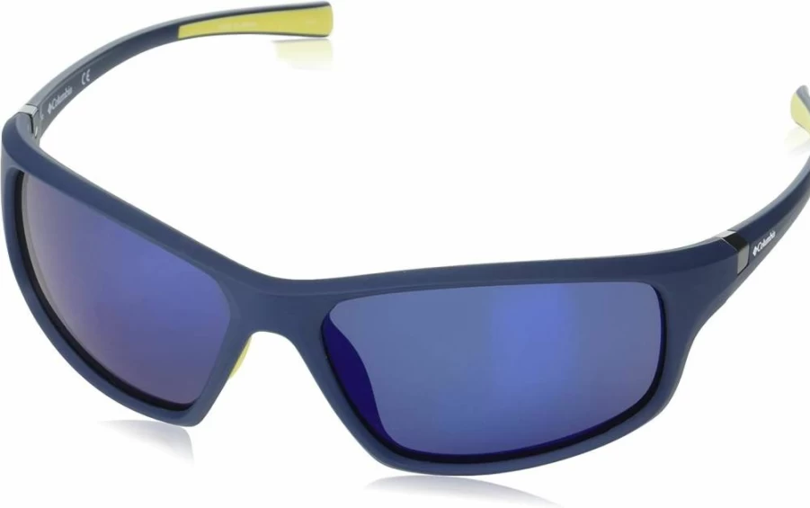 Columbia Men's Slick Creek Rectangular Polarized Sunglasses for UV Protection & Outdoor Sports