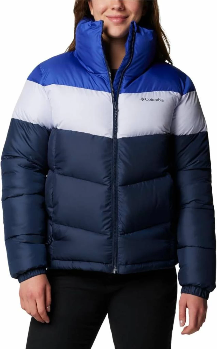 Columbia Women's Puffect II Colorblock Puffer Jacket - Lightweight Winter Coat for Outdoor Activities