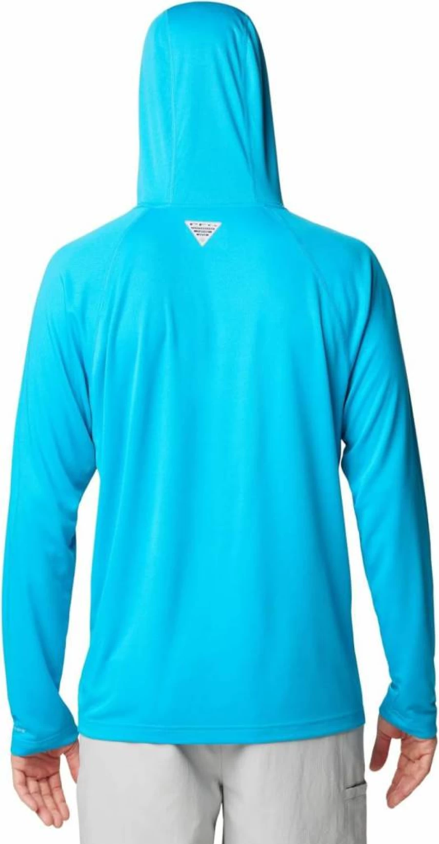 Columbia Men's PFG Solar Stream Hoodie - UPF Sun Protection, Lightweight & Breathable, Ocean Blue, X-Large Fishing Hoodie
