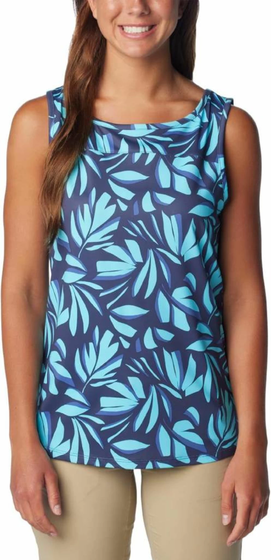 Columbia Women's Chill River Tank Top - Moisture-Wicking, UPF Sun Protection, Lightweight Quick-Dry Activewear