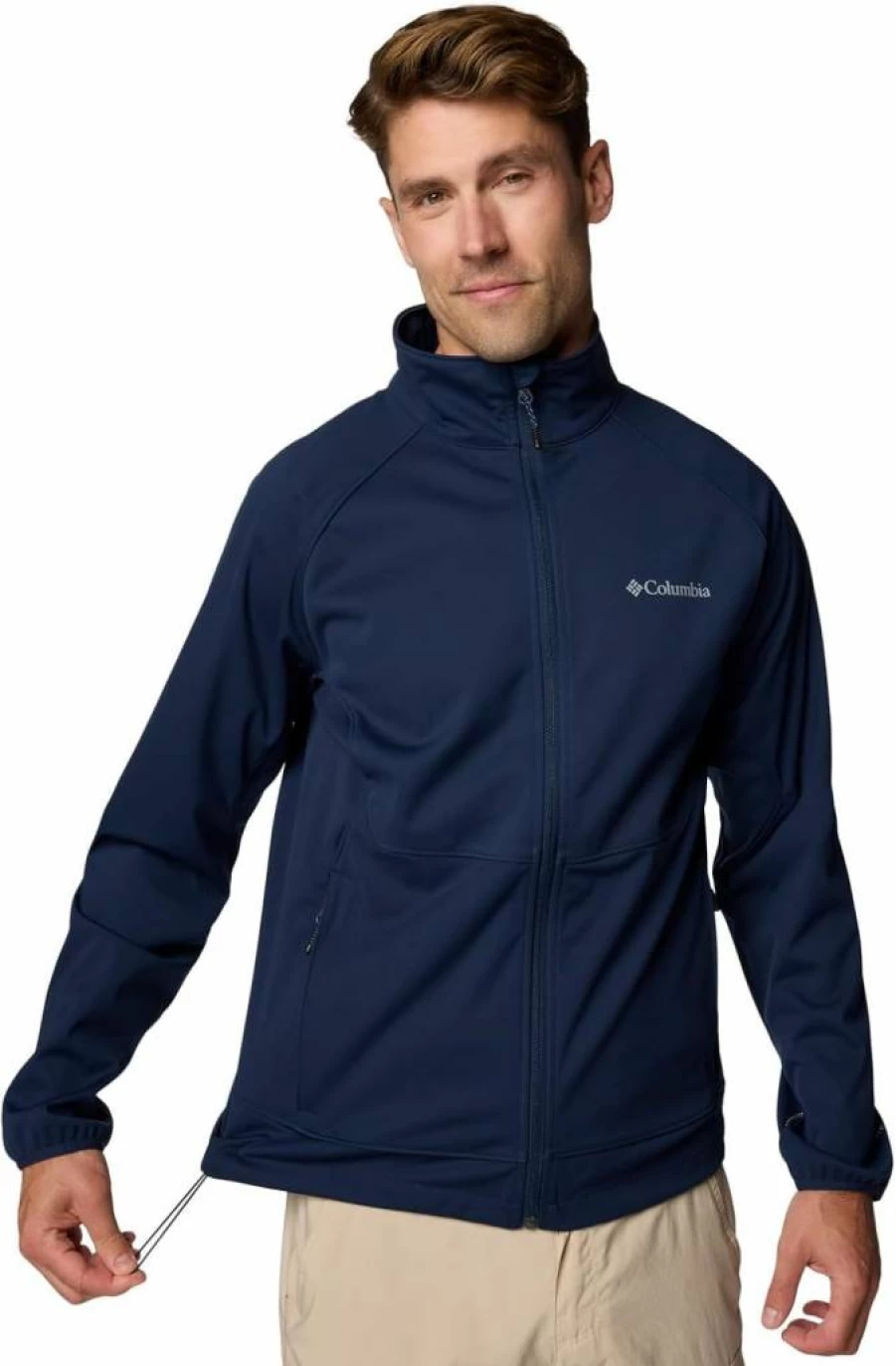 Columbia Men's Canyon Meadows II Softshell Jacket - Lightweight Water-Resistant Outdoor Windbreaker
