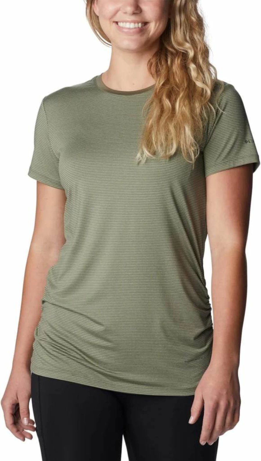 Columbia Women's Leslie Falls Short Sleeve Shirt - Lightweight Hiking Top with UPF Sun Protection