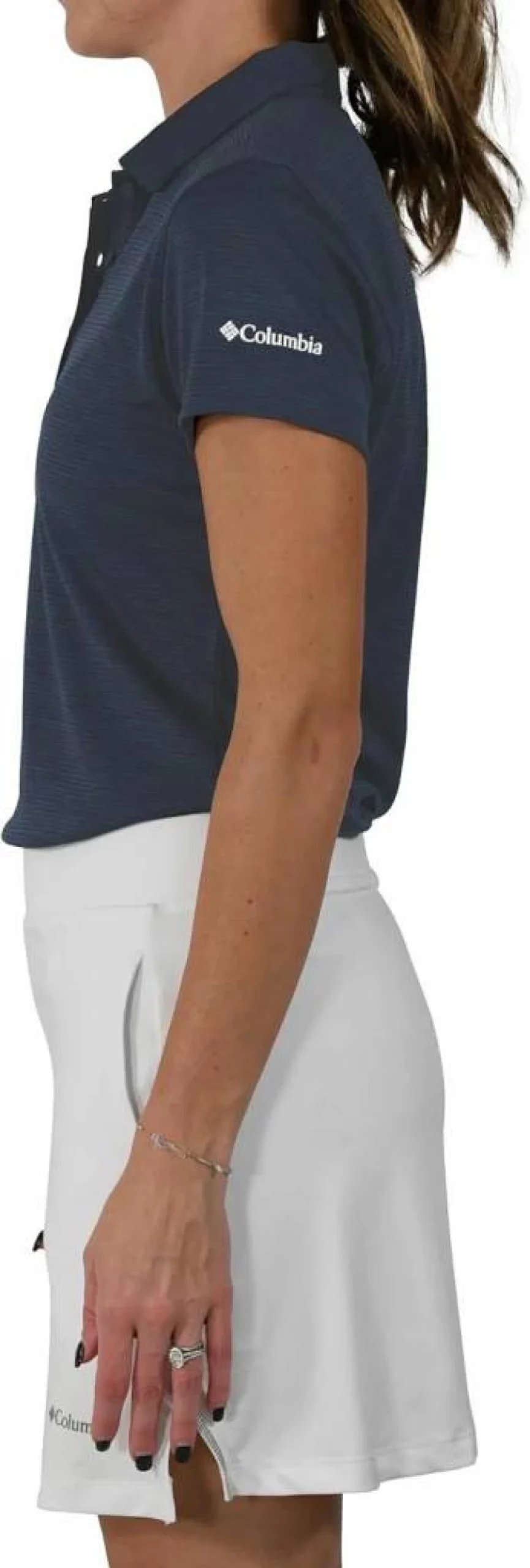 Columbia Women's Golf Polo Shirt - Moisture-Wicking Performance Top for Golf & Active Wear