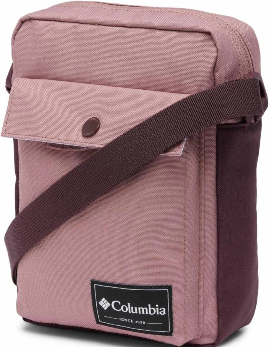 Columbia Unisex Zigzag II Crossbody Bag - Lightweight & Water-Resistant, Fig/Moon Vista/Snowdrift Color Options, One Size Fits All