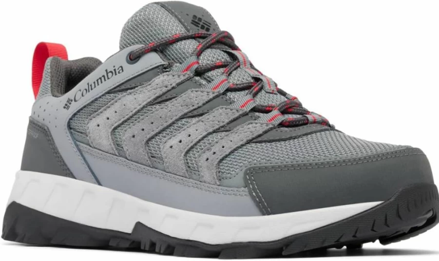 Columbia Men's Strata Trail Low Waterproof Hiking Shoes - Lightweight Outdoor Trekking Footwear for Men