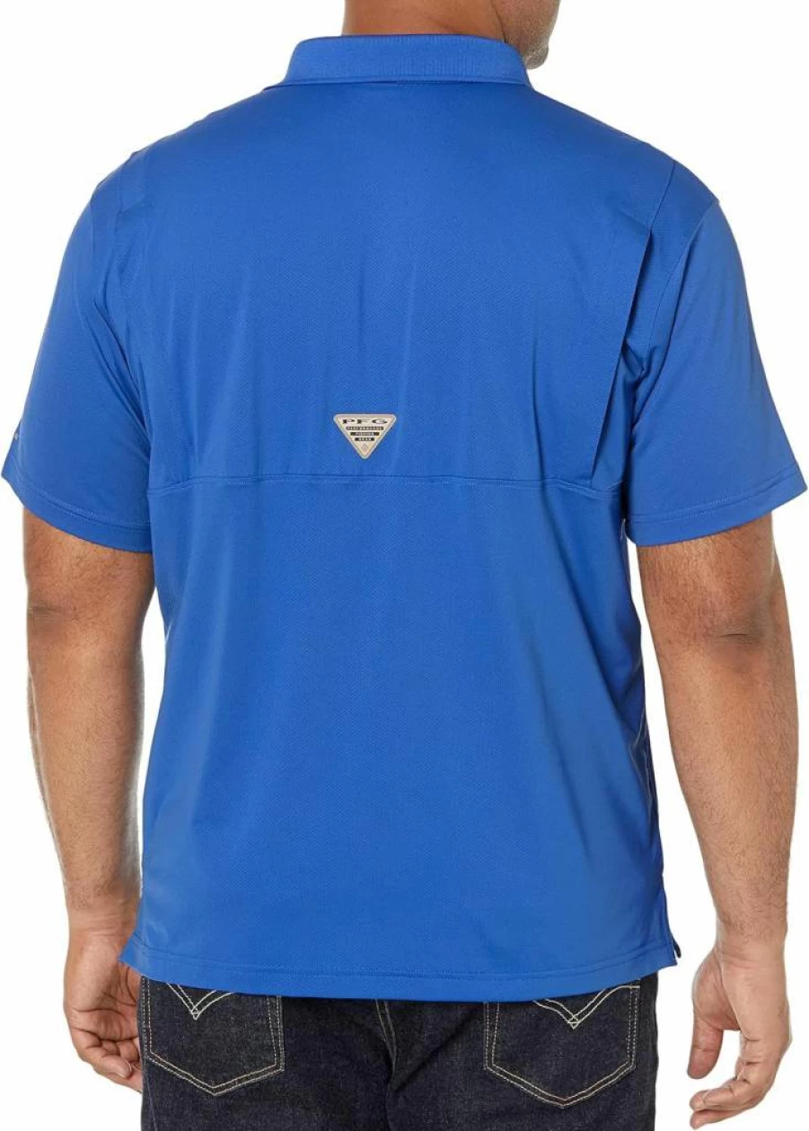 Columbia Men's Low Drag Offshore Performance Fishing Polo Shirt – Quick-Dry, UV Protection & Breathable