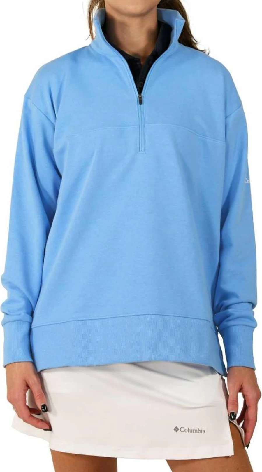 Columbia Women's Omni-Wick Breathable Golf Pullover - Long Sleeve Moisture-Wicking Birchwood Hills Sweater
