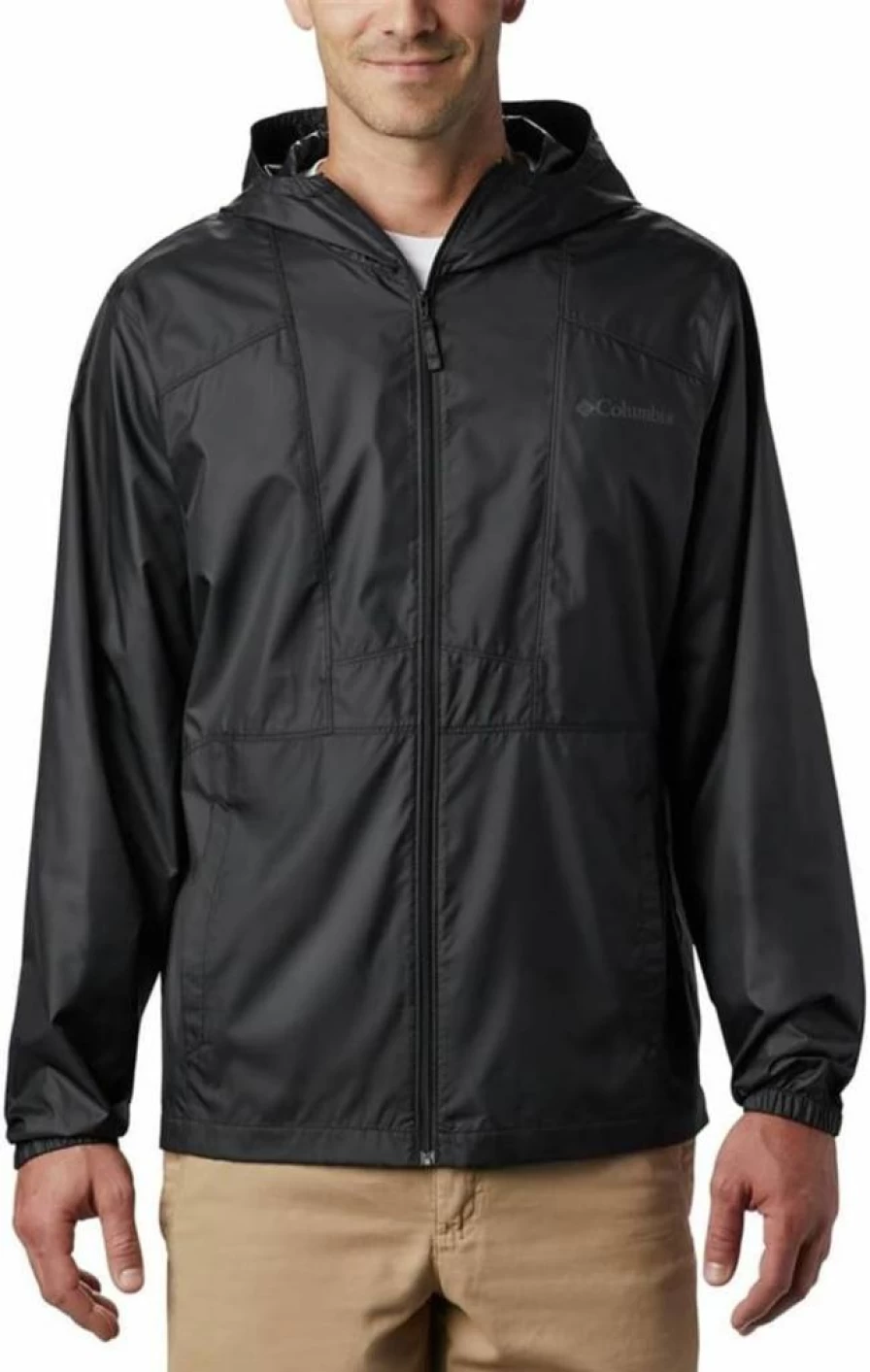 Columbia Men's Flashback Windbreaker Jacket - Lightweight Water-Resistant Outdoor Shell