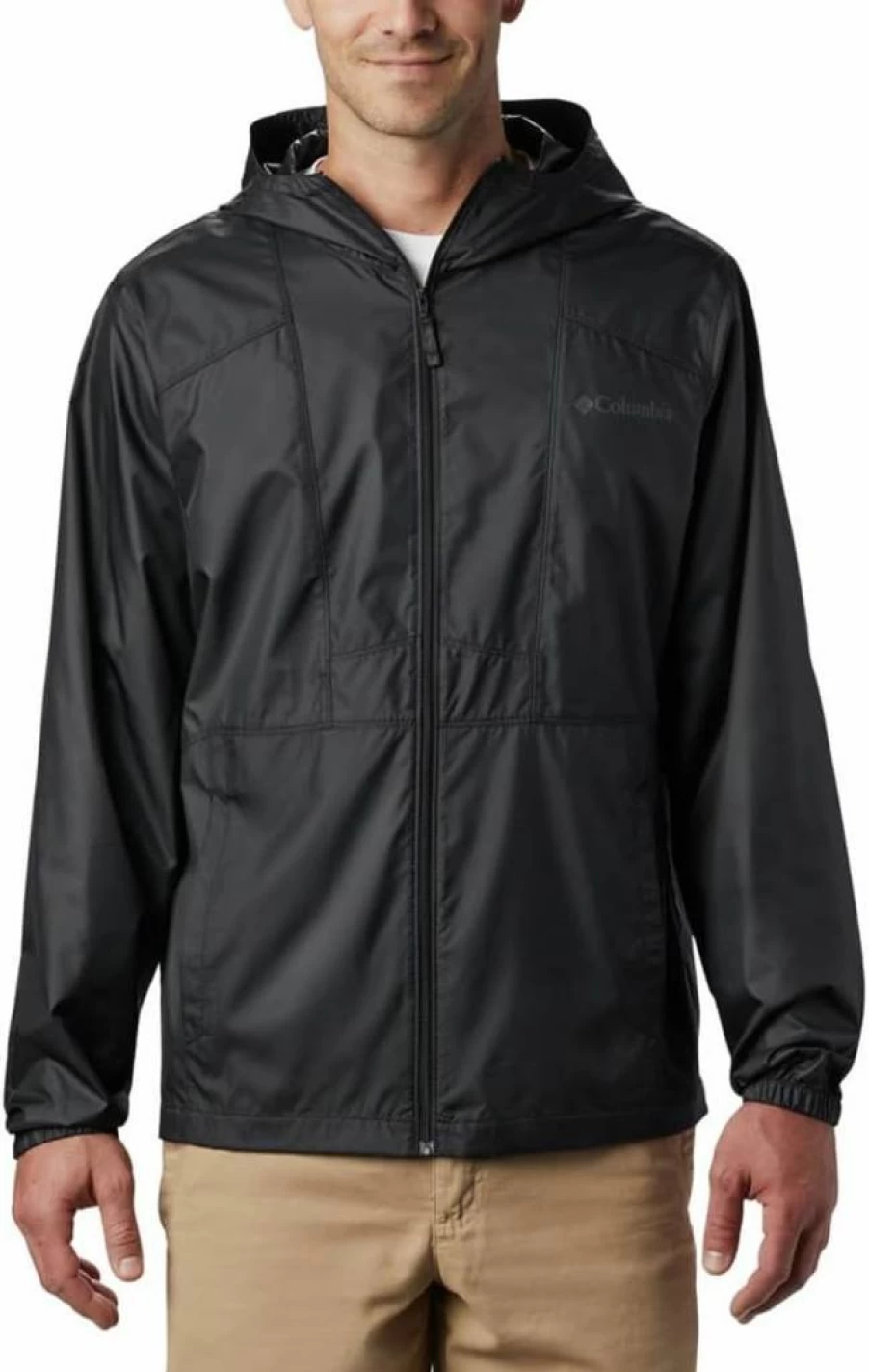 Columbia Men's Flashback Windbreaker Jacket - Lightweight Water-Resistant Outdoor Shell