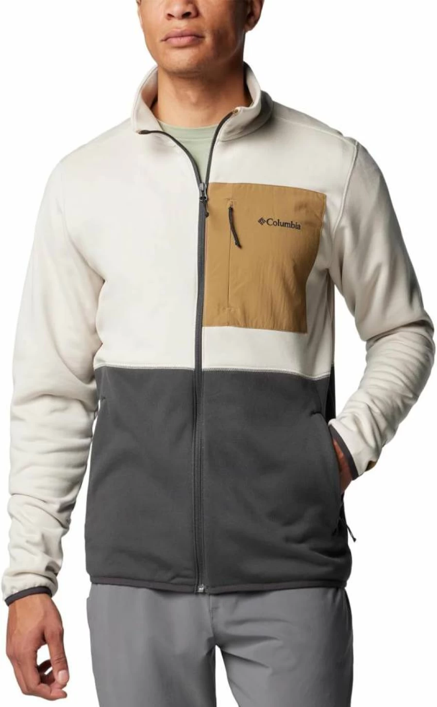 Columbia Men's Hike II Full Zip Fleece Jacket - Lightweight Hiking Pullover for Outdoor Activities