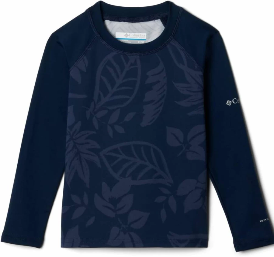 Columbia Kids' Sandy Shores UPF Sun Protection Long Sleeve Shirt - Unisex Youth Printed Beachwear