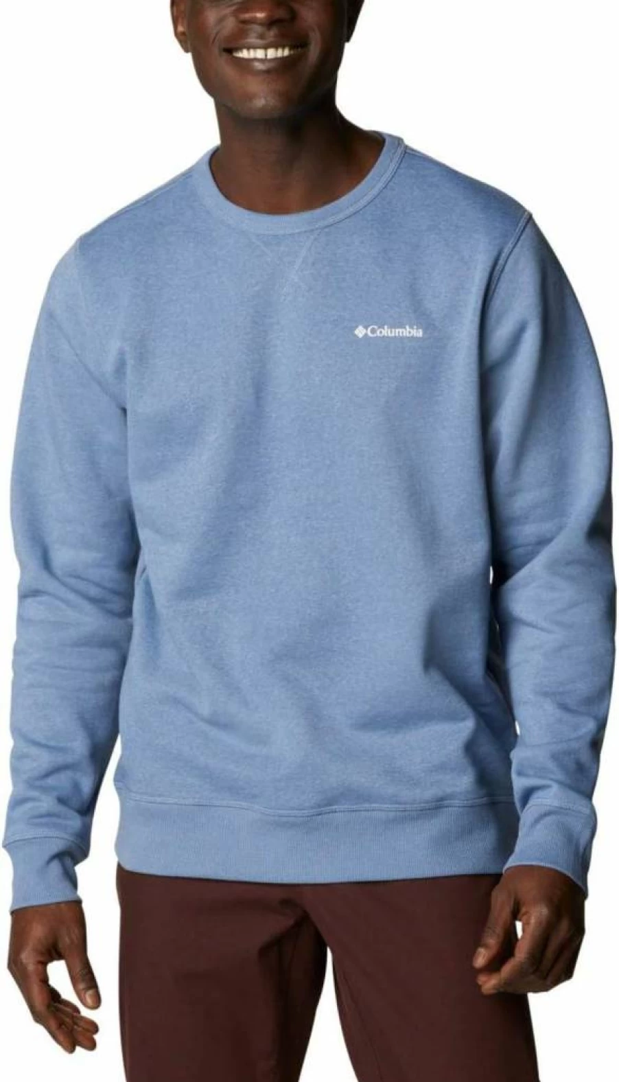 Columbia Men's M Logo Fleece Crewneck Sweatshirt - Soft & Warm Pullover for Outdoor Activities