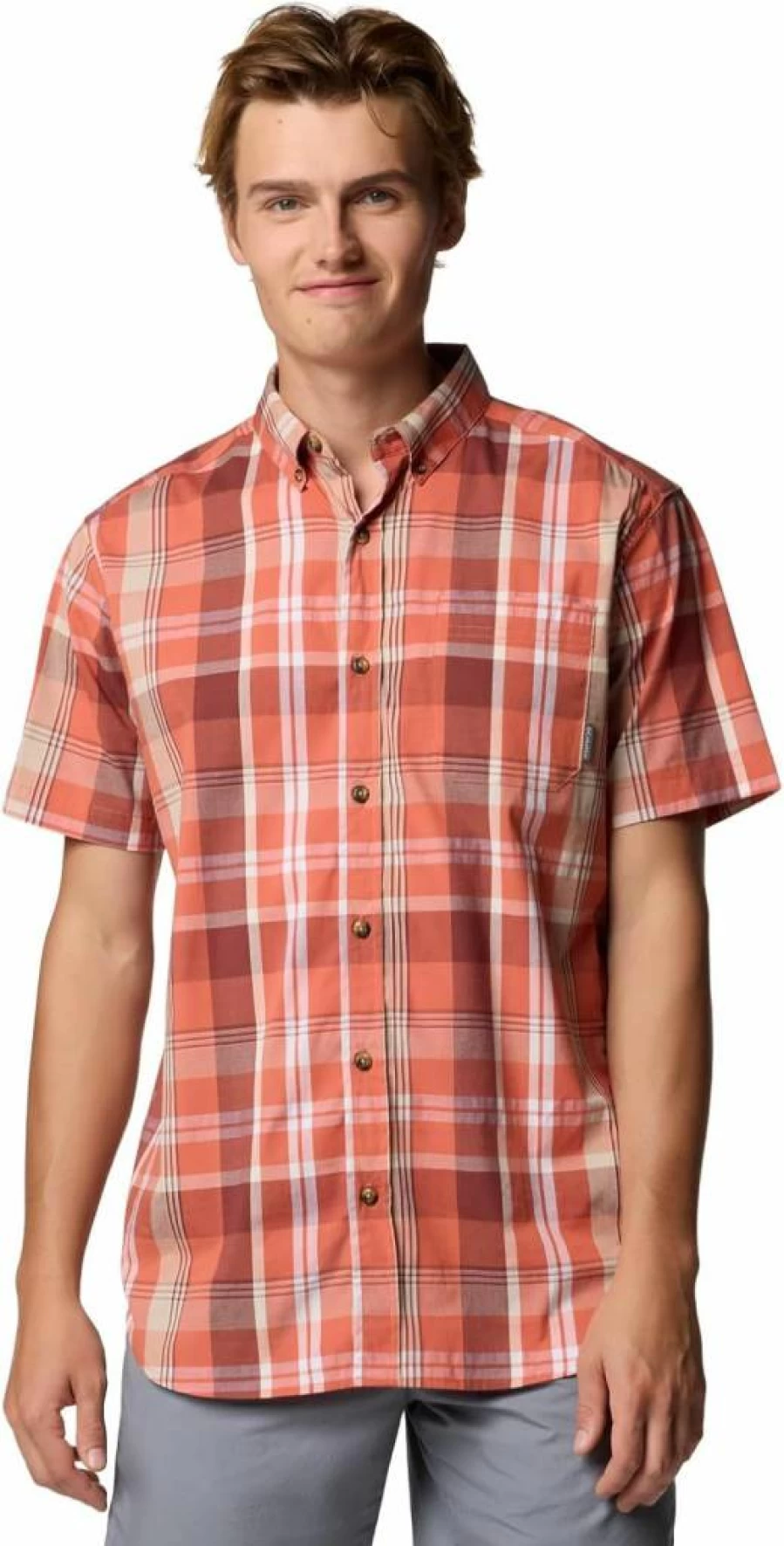 Columbia Men's Rapid Rivers II Quick-Dry Short Sleeve Hiking Shirt - Lightweight Outdoor Performance Top