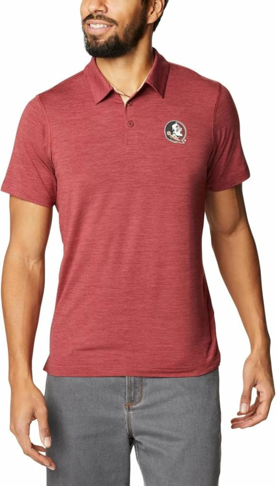 Columbia Men's Tech Trail Performance Polo Shirt - Moisture-Wicking & Breathable Hiking Top