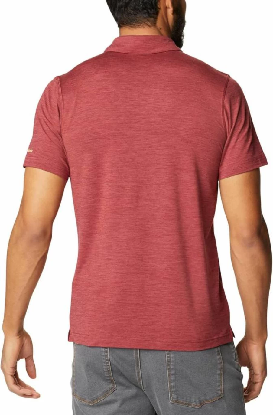 Columbia Men's Tech Trail Performance Polo Shirt - Moisture-Wicking & Breathable Hiking Top