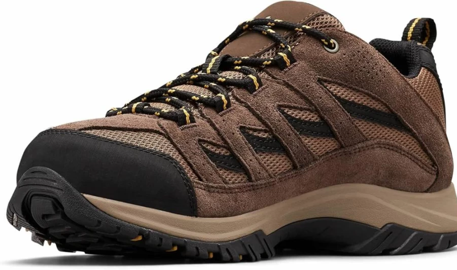 Columbia Men's Crestwood Waterproof Hiking Shoes - Lightweight Trail Running Outdoor Boots for Men