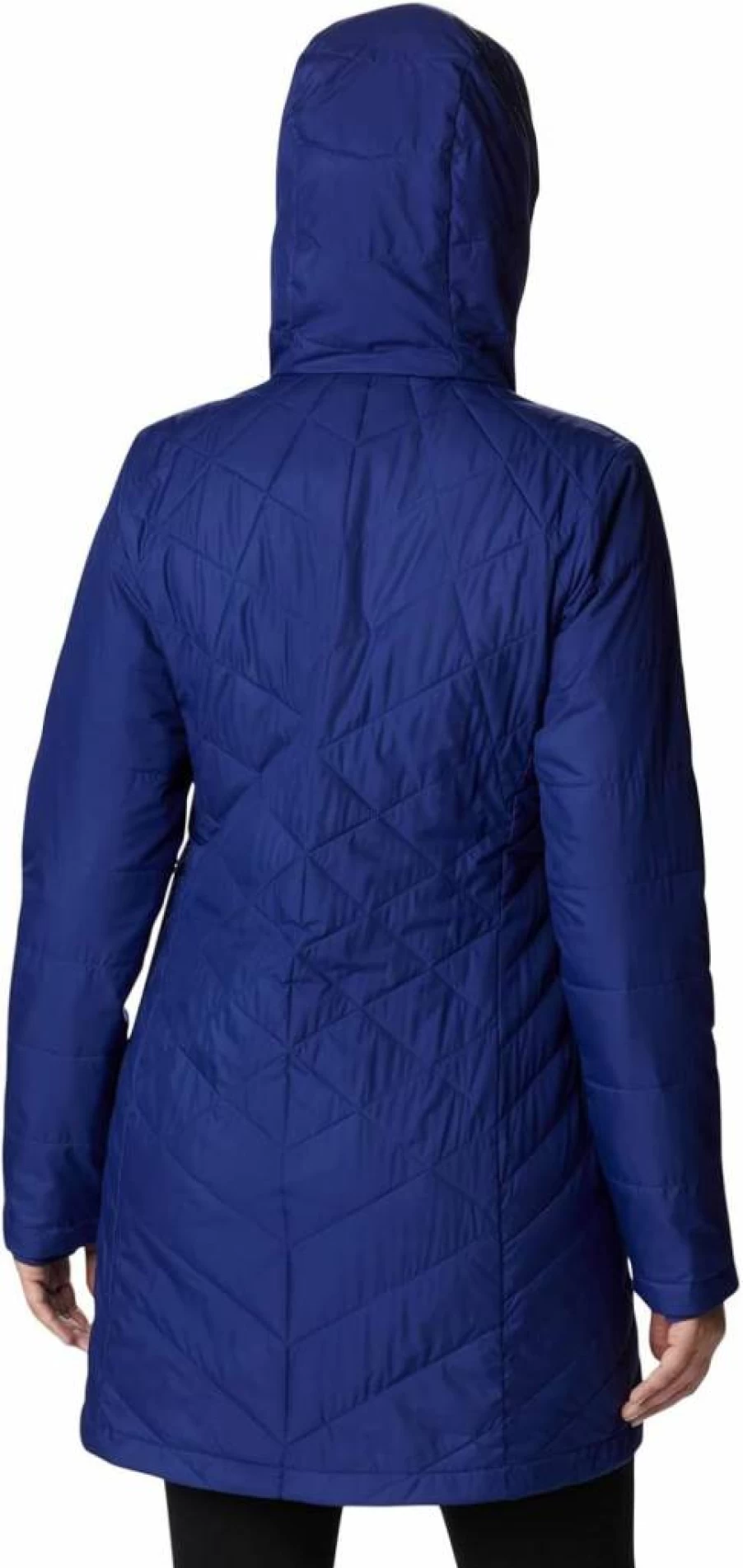 Columbia Women's Heavenly Long Hooded Jacket - Waterproof Winter Coat with Lightweight Insulation