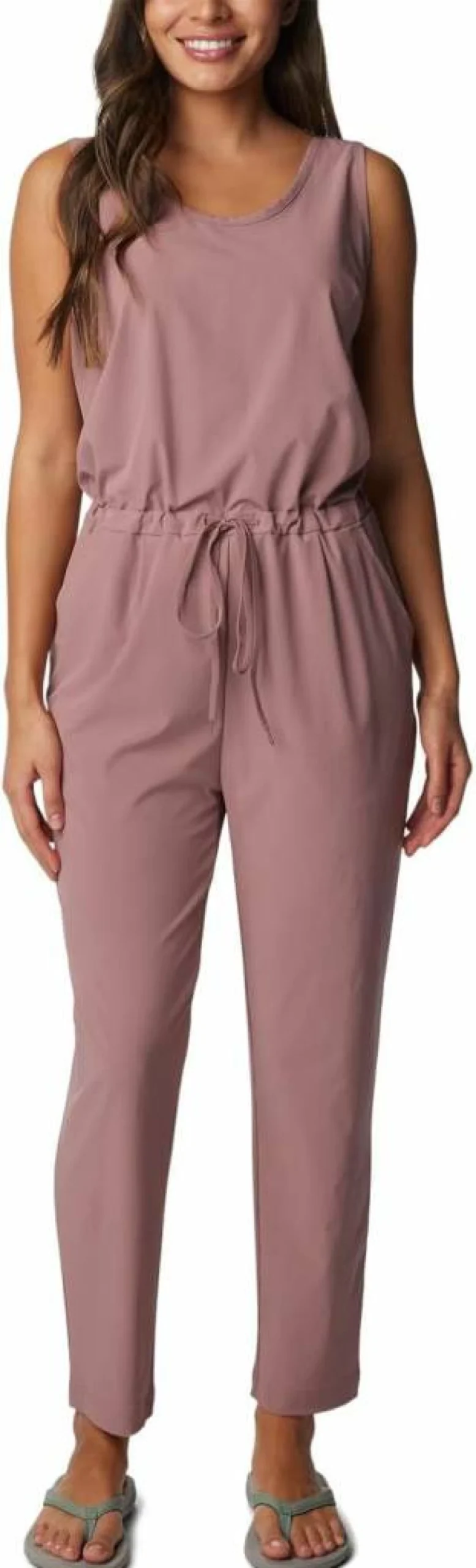 Columbia Women's Anytime Casual Tank Jumpsuit - Lightweight Summer Romper with Comfort Fit