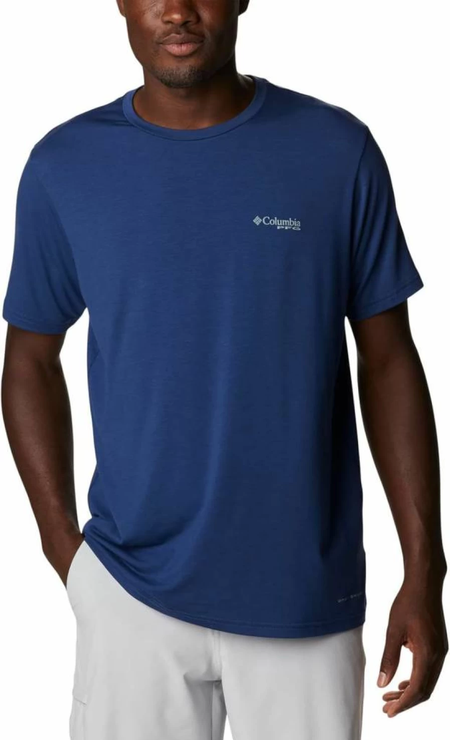 Columbia Men's PFG Short Sleeve Fishing Shirt - Quick-Dry UV Protection Tech Tee