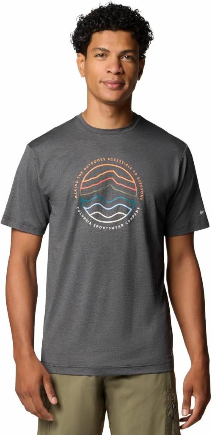 Columbia Men's Kwick Hike Quick-Dry Graphic T-Shirt - Moisture-Wicking Short Sleeve Tee for Hiking & Outdoor Activities