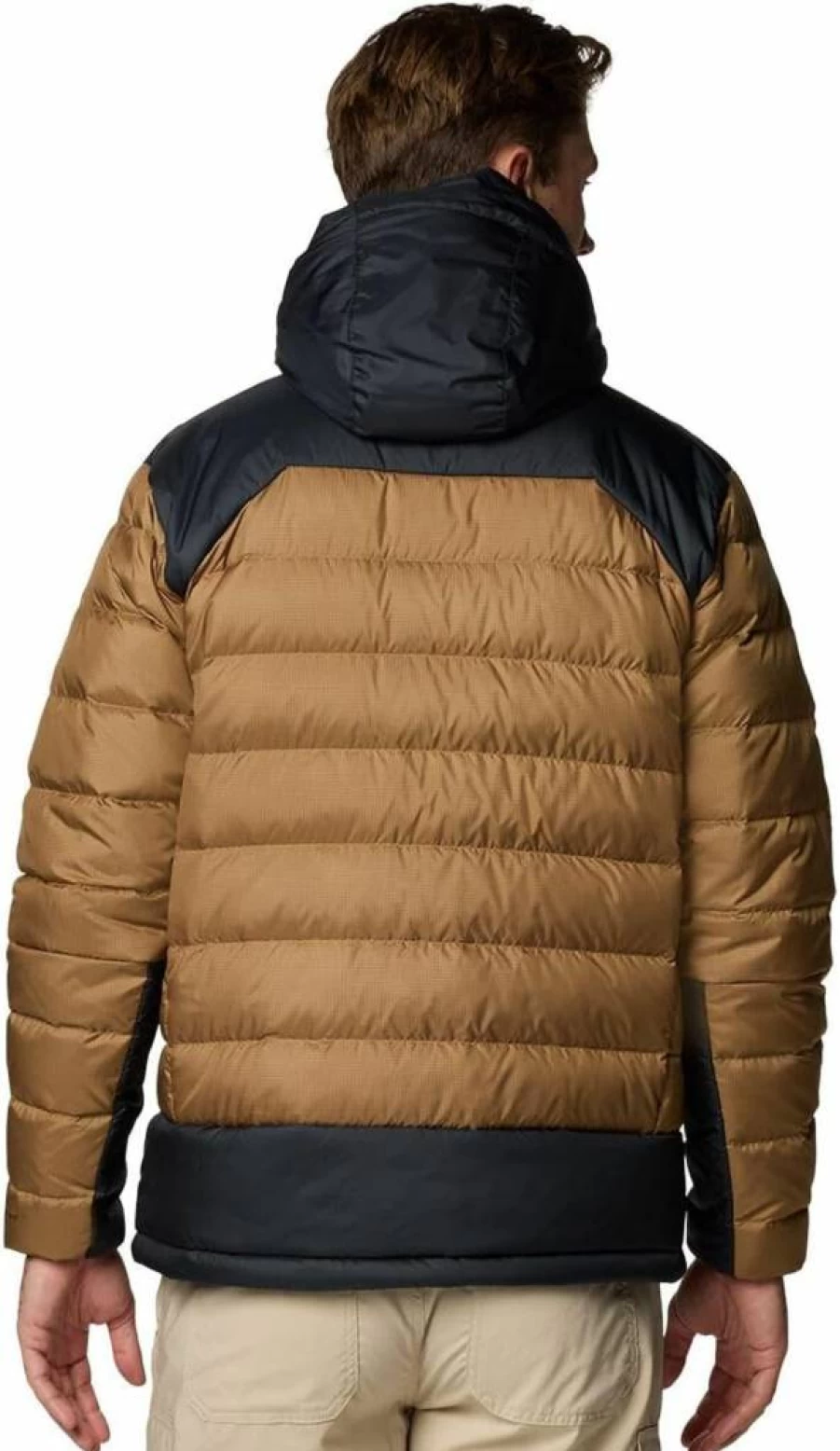 Columbia Men's Autumn Park II Down Hooded Jacket - Lightweight Water-Resistant Winter Coat with Insulated Warmth
