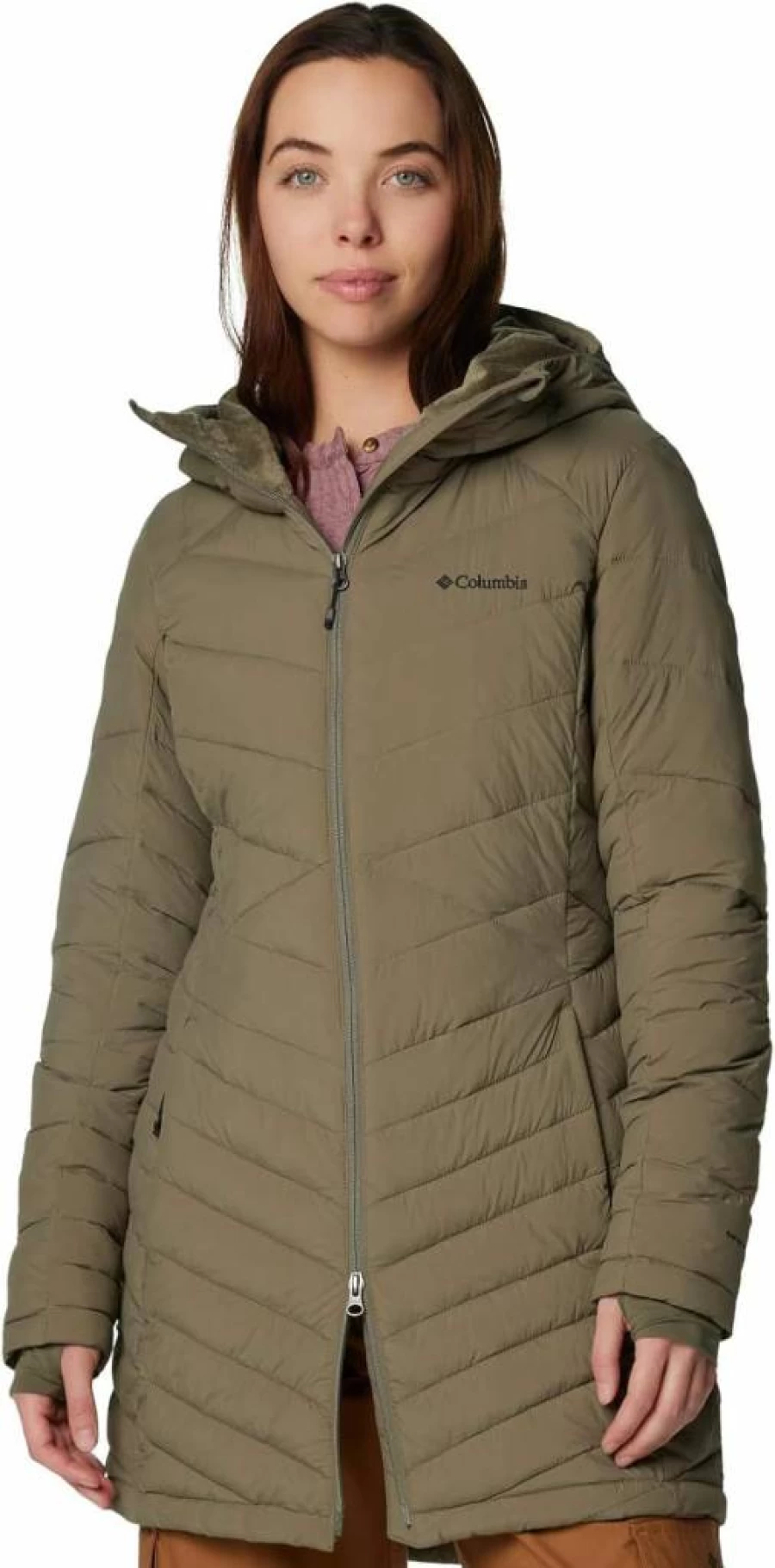 Columbia Women's Joy Peak II Mid Waterproof Hiking Jacket - Lightweight Outdoor Raincoat for Trekking & Camping