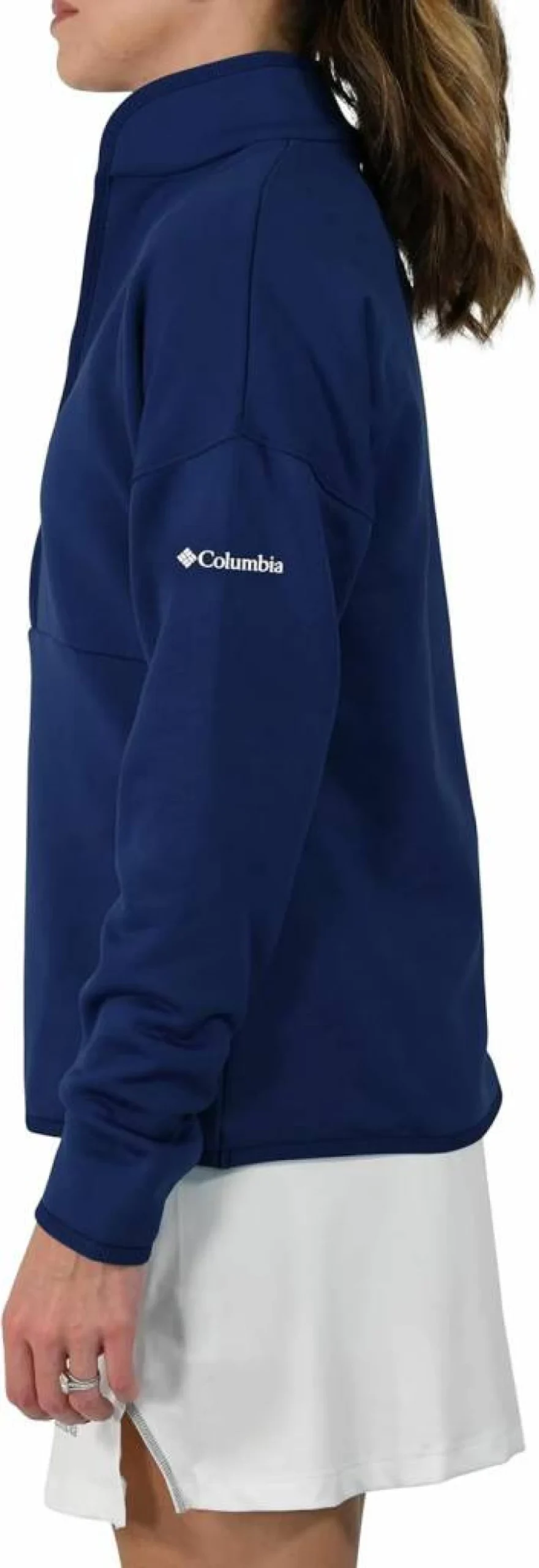 Columbia Women's Omni-Wick Go For It Golf Pullover - Moisture-Wicking Performance Top