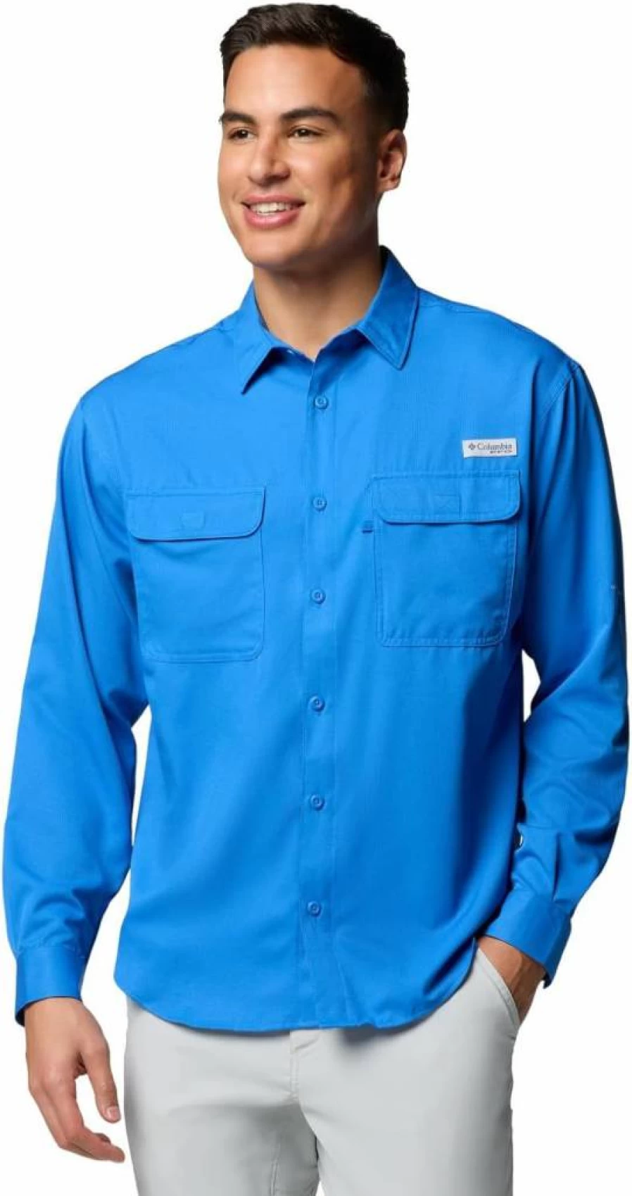 Columbia Men's PFG Backwater Long Sleeve Fishing Shirt - UPF Sun Protection, Quick-Dry Performance Shirt for Outdoor Activities