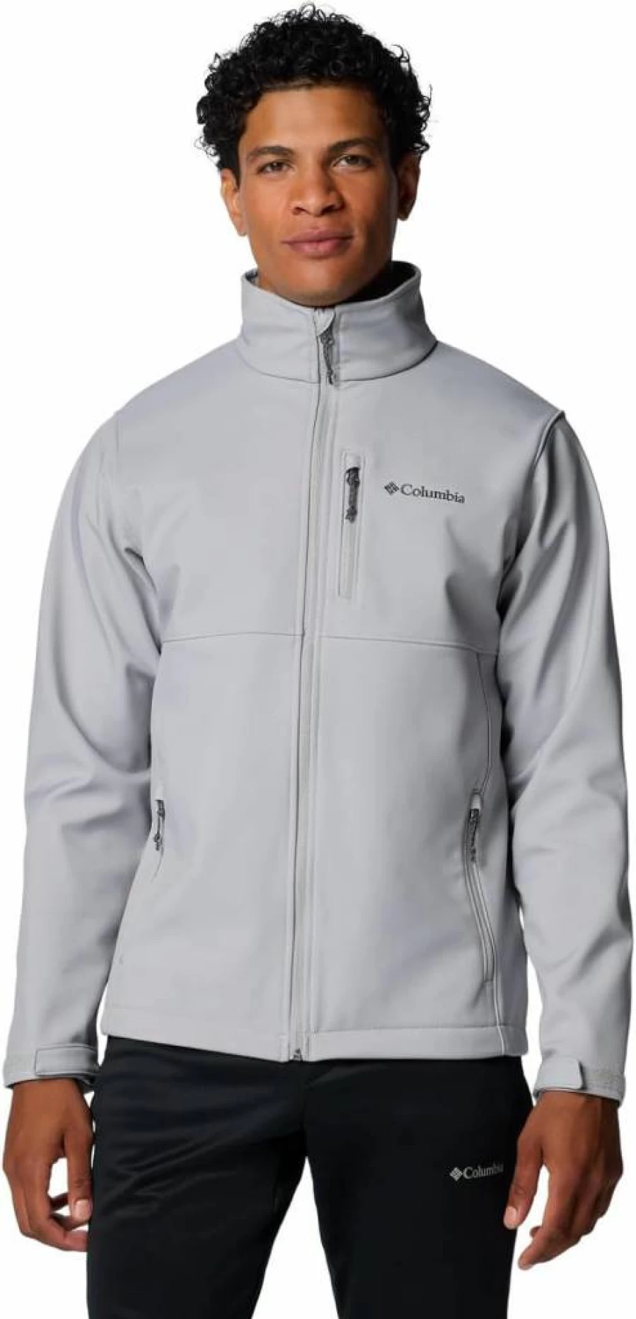 Columbia Men's Ascender Softshell Jacket - Lightweight Water-Resistant Outdoor Windbreaker for Hiking & Camping