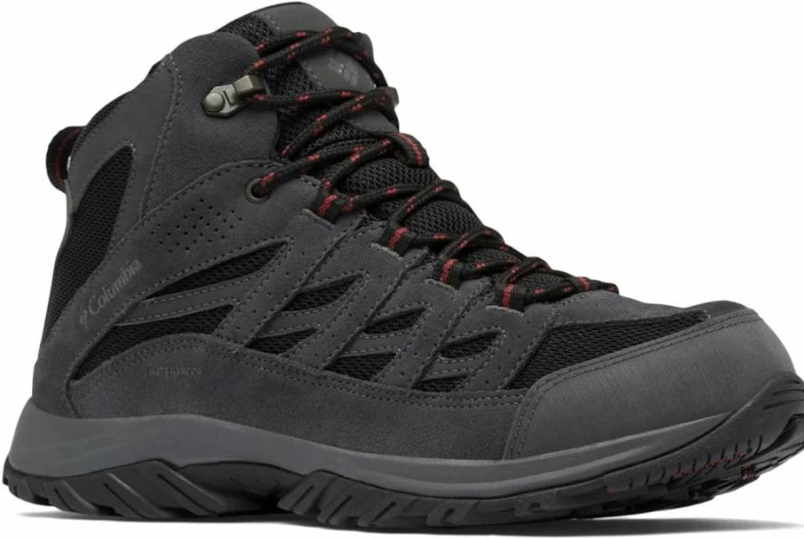 Columbia Men's Crestwood Mid Waterproof Hiking Boots - First Generation Outdoor Trekking Shoes