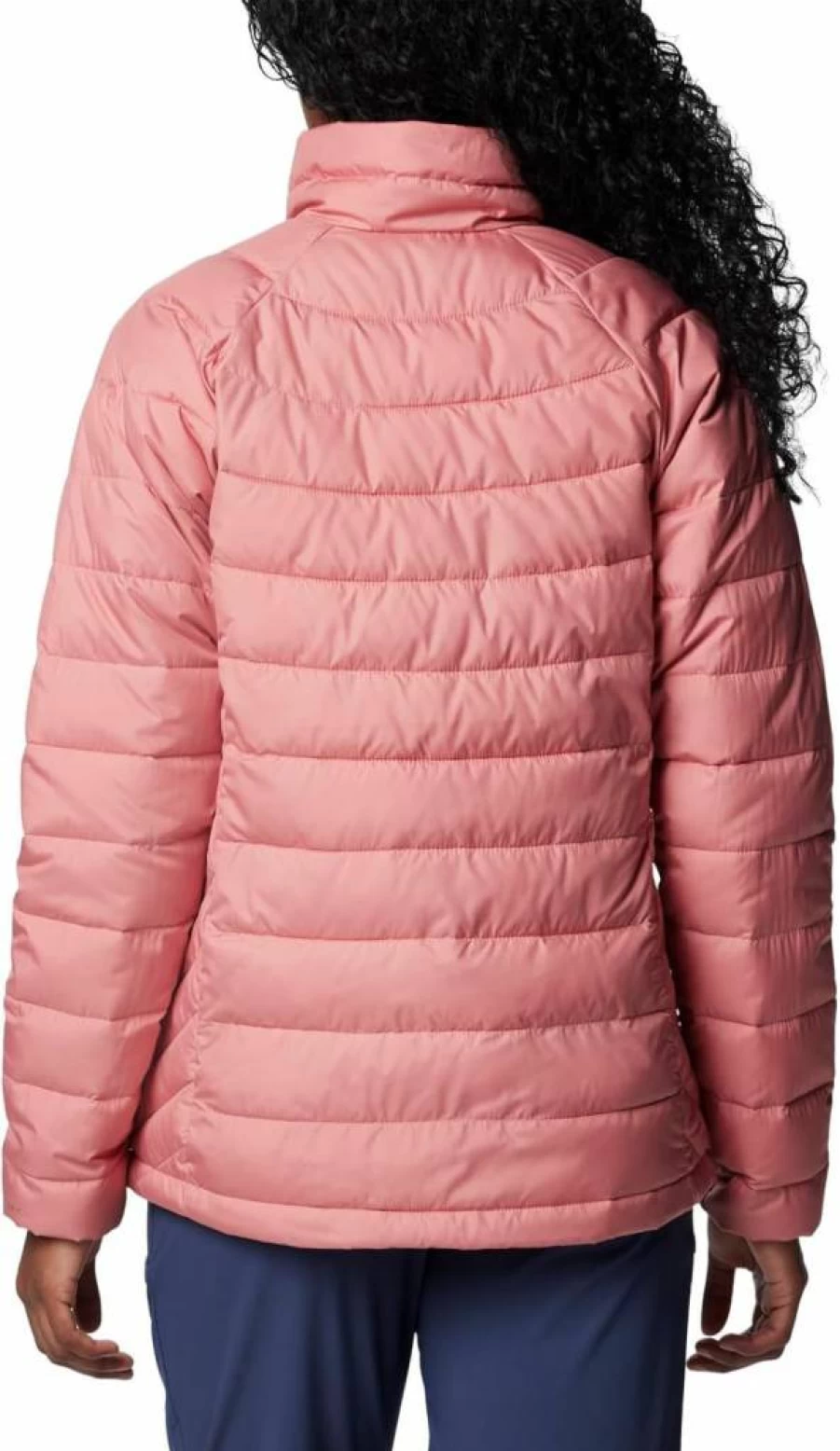 Columbia Women's Powder Lite II Full Zip Jacket - Lightweight Winter Jacket, Pink Agave, Small, Water-Resistant Hiking Coat