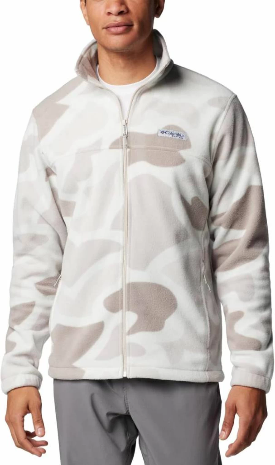 Columbia Men's PFG Dawnbreaker Full-Zip Fleece Jacket for Fishing & Outdoor Activities